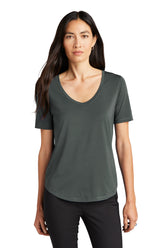 Mercer+Mettle® Women's Stretch Jersey Relaxed Scoop - Anchor Grey - XS